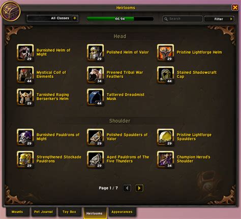 world of warcraft heirlooms|Collecting Heirlooms in World of Warcraft .